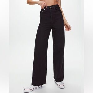 Levi’s High Loose Jeans in Grey/Black Size 24